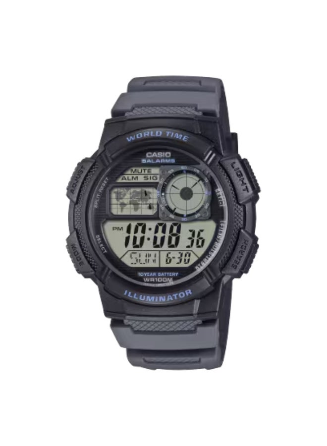 Men's Resin Digital Watch AE-1000W-8AVDF - 45 mm